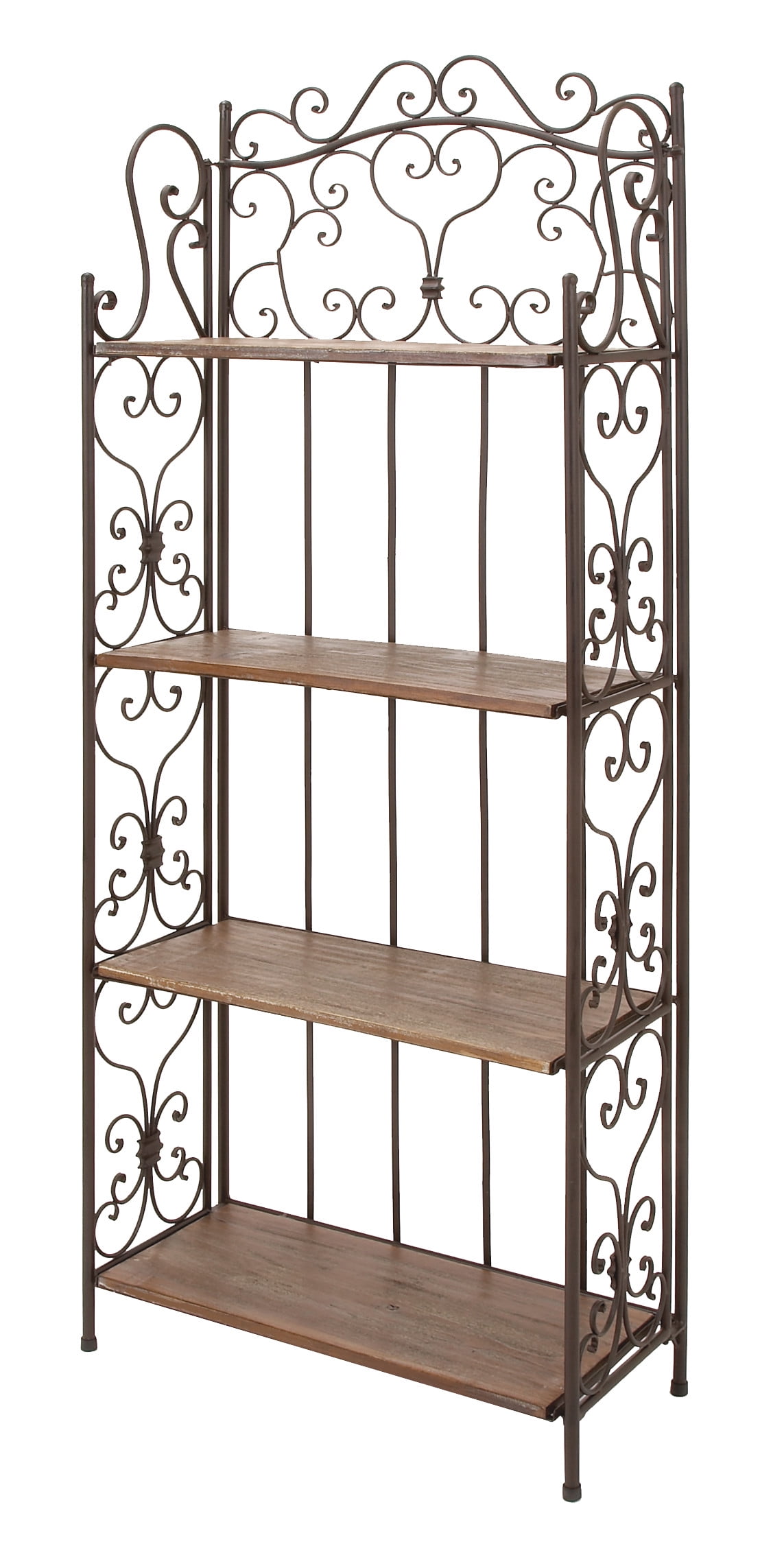 https://i5.walmartimages.com/seo/DecMode-Black-Brown-Farmhouse-Metal-Bakers-Rack-with-Scrollwork-Design-27-W-x-68-H_4ef2a179-0da0-4a47-ad2d-73f08cdc3245.926f34a5f959751d2fc4babd5b306e4a.jpeg