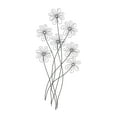 thumbnail image 1 of DecMode Black Metal 3D Wire Floral Wall Decor with Crystal Embellishments, 1 of 14