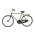 thumbnail image 1 of DecMode Black Metal Bike Wall Decor with Seat and Handles, 1 of 9