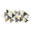 thumbnail image 1 of DecMode Black Metal Contemporary Wall Decor, 1 of 9