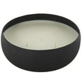 thumbnail image 1 of DecMode Black Metal Eucalyptus Spa Scented Textured 63oz 5 Wick Candle with White Wax, 1 of 9