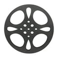 thumbnail image 1 of DecMode Black Metal Reel Film Wall Decor, 1 of 9