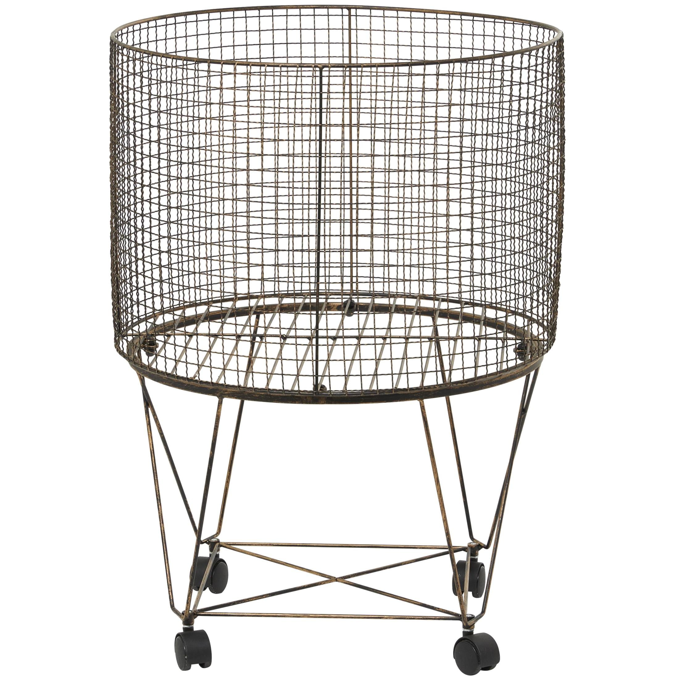 Brown Basket デモセット DecMode Brown Leather Storage Baskets - Organization