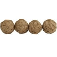 thumbnail image 1 of DecMode Brown 4" Handmade Decorative Ball Jute Rope Orbs & Vase Filler (4 Count), 1 of 7