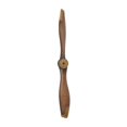 thumbnail image 1 of DecMode Brown Metal 2 Blade Airplane Propeller Wall Decor with Aviation Detailing, 1 of 12