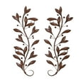 thumbnail image 1 of DecMode Brown Metal Vine Leaf Wall Decor (2 Count), 1 of 15