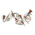 thumbnail image 1 of DecMode Brown Metal Musical Notes Wall Decor with Trumpets, 1 of 9