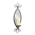 thumbnail image 1 of DecMode Brown Metal Wall Sconce, 1 of 11