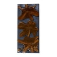 thumbnail image 1 of DecMode Brown Teak Wood Handmade Live Edge Abstract Wall Decor, 1 of 7