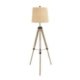 thumbnail image 1 of DecMode Brown Wood Industrial Floor Lamp 61", 1 of 9
