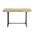 thumbnail image 1 of Appealing Metal Wood Console Table Brown, 1 of 5