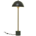 thumbnail image 1 of DecMode Contemporary Metal Dome Shaped Table Lamp, 10"W x 28"H with Black/Gold Metallic Finish, 1 of 10