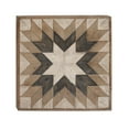 thumbnail image 1 of DecMode Farmhouse Brown Chevron Patterned Square Wall Décor, 30"W x 30"H, 1 of 12