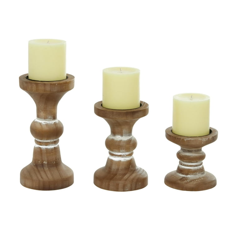 Beaded wood candle plate hotsell