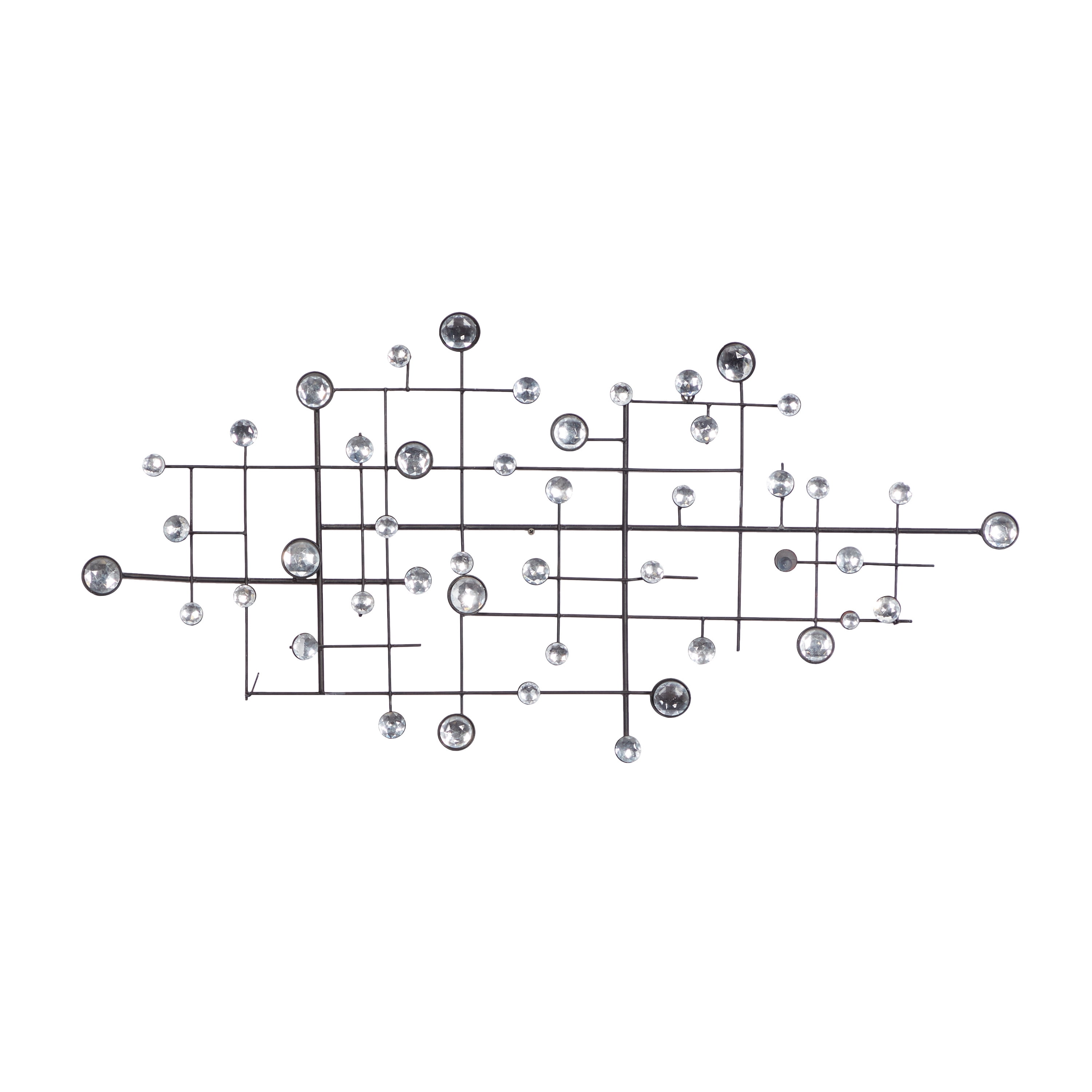 Metal-Glass Bead Wall Decor Designed Exclusively
