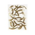 thumbnail image 1 of DecMode Gold Metal Metallic Curved Rod Abstract Wall Decor with White Wood Backing, 1 of 13