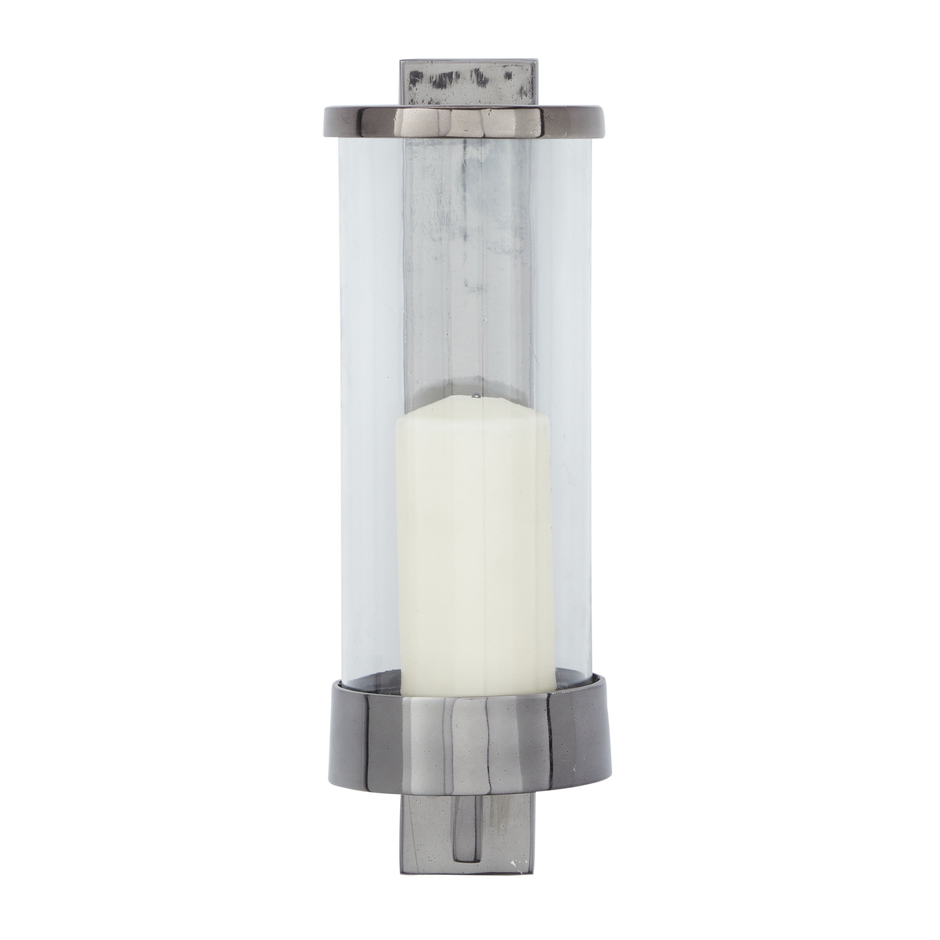 DecMode Gray Aluminum Wall Sconce