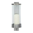 thumbnail image 1 of DecMode Gray Aluminum Wall Sconce, 1 of 8