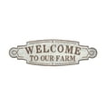 thumbnail image 1 of DecMode Indoor Brown Metal Farmhouse Sign Wall Decor, 1 of 9