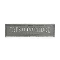 DecMode Indoor Brown Metal Farmhouse Sign Wall Decor