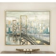 thumbnail image 1 of DecMode Indoor Light Brown Canvas Traditional City Framed Wall Art, 1 of 5