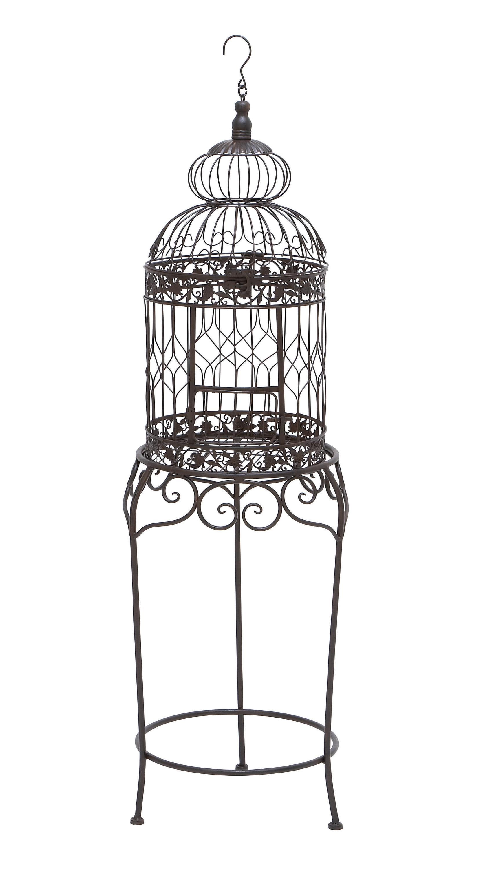 DecMode Indoor Outdoor On Removable Stand Black Metal DecMode Indoor Outdoor On Removable Stand Black Metal