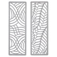 thumbnail image 1 of DecMode Light Gray Wood Handmade Intricately Carved Leaf Wall Decor (2 Count), 1 of 9