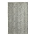 thumbnail image 1 of DecMode Living room Rectangle Geometric Modern Area Rug, White, 1 - Piece, 1 of 6