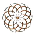 thumbnail image 1 of DecMode Multi Colored Metal Wind Spinner Inspired Starburst Wall Decor, 1 of 8