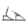 thumbnail image 1 of DecMode Polystone Modern Yoga Sculpture, Brass, 1 of 10