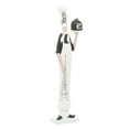 thumbnail image 1 of DecMode Polystone Traditional Hand Painted Chef with Dish and Eiffel Tower Designed Apron 5"W  x 20"H, Features Matte White and Black Finish, 1 of 9