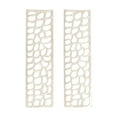 thumbnail image 1 of DecMode Silver Aluminum Metal Cutouts Abstract Wall Decor (2 Count), 1 of 12