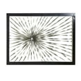 thumbnail image 1 of DecMode Silver Metal Coiled Ribbon Sunburst Wall Decor with Black Frame, 1 of 13