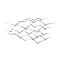 thumbnail image 1 of DecMode Silver Metal Bird Flying Home Wall Decor, 1 of 12