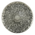 thumbnail image 1 of DecMode Silver Metal Plate Wall Decor with Embossed Details, 1 of 8