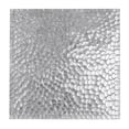 thumbnail image 1 of DecMode Silver Wood Carved Scales Abstract Wall Decor with Hammered Inspired Design, 1 of 11