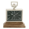 thumbnail image 1 of Adorable Steel Wood Table Clock, 1 of 2