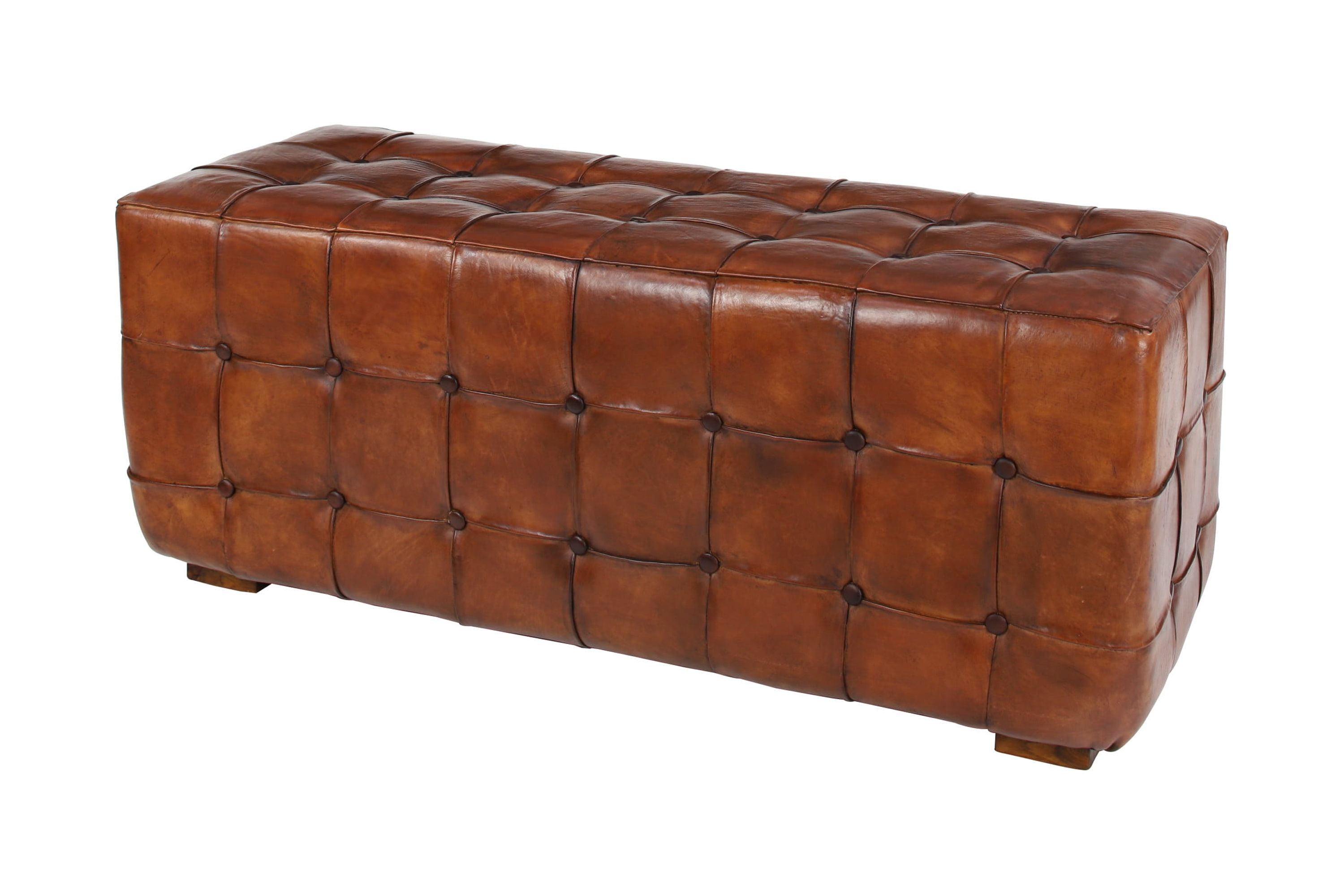 Walmart leather bench deals
