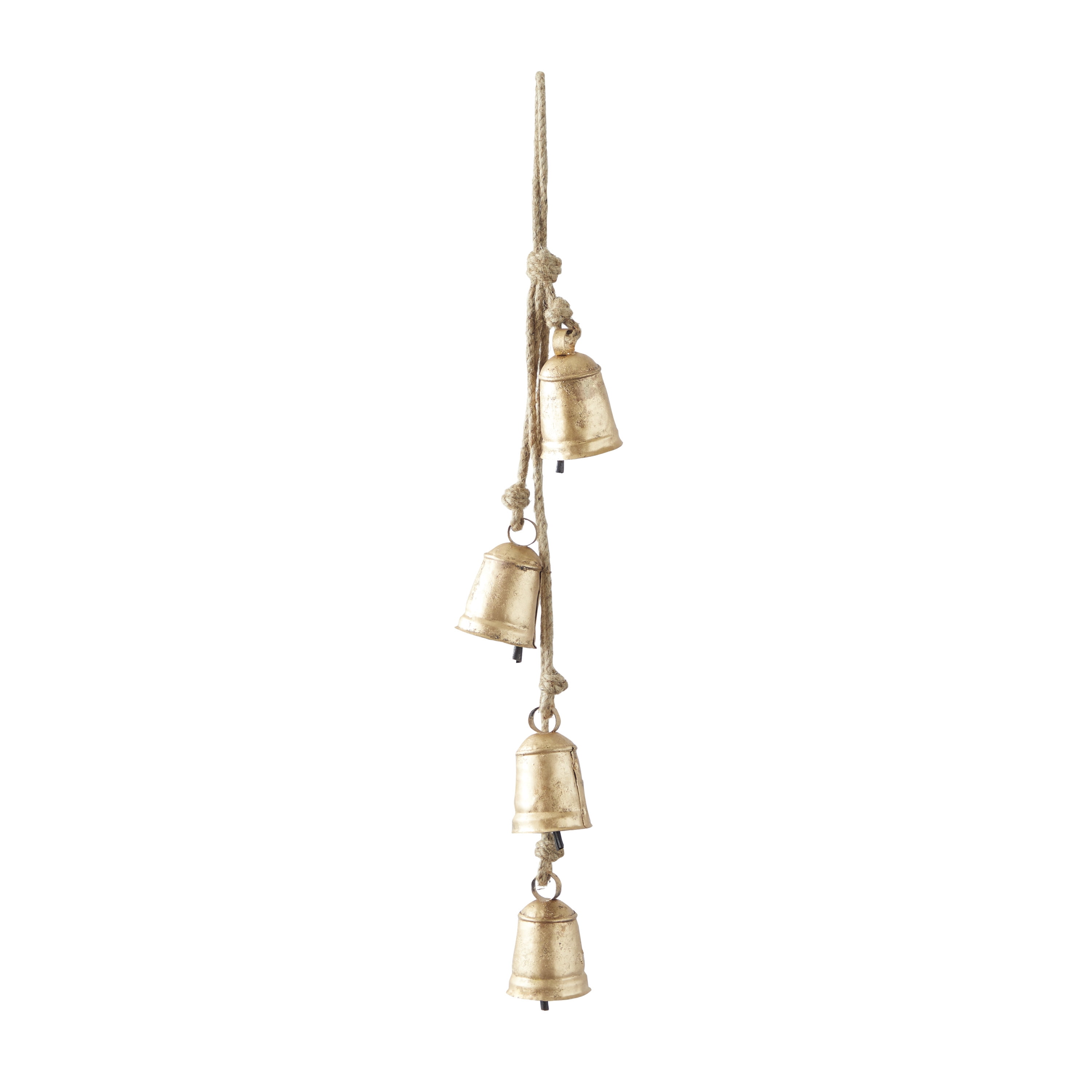 Vintage Bells Hemp Rope Wind Chimes Decorative Cow Bells - Temu