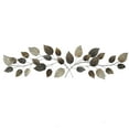thumbnail image 1 of DecMode Timeless and Traditional Metal Leaves Wall Décor in Brown, 50"L x 15"H,, 1 of 14