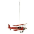 thumbnail image 1 of DecMode Vitange Metal Hanging Red Airplane Wall Décor, 28"W x 11"H, 1 of 11