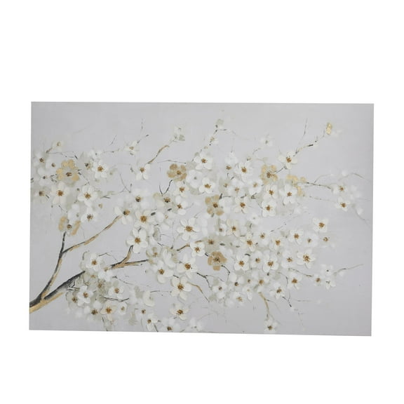 84" x 57" Branch Unframed Floral Wall Art, by DecMode