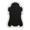 thumbnail image 1 of DecMode White Wood Arched Scrolled Chalkboard Sign Wall Decor, 1 of 14