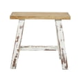thumbnail image 1 of DecMode Wood Live Edge Bench with Brown Wood Top, Brown, 1 of 14