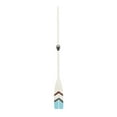 thumbnail image 1 of DecMode Wood Coastal Chevron Patterned Oar Wall Décor with White,Brown and Blue Finish  6"W x 61"H, 1 of 14