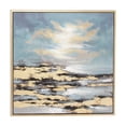 thumbnail image 1 of DecMode Wood Contemporary Calming Blue Abstract Framed Wall Art Décor, 39"W x 39"H, 1 of 13