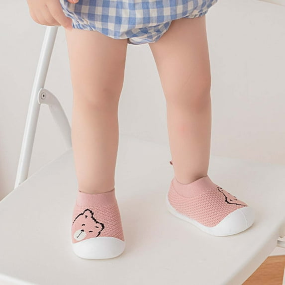 DecSea Baby First-Walking Shoes 1-4 Years Kid Shoes Trainers Toddler Infant Boys Girls Soft Sole Non Slip Cotton Canvas Mesh Breathable Lightweight