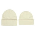 thumbnail image 1 of DecSea Newborn Baby Boy Hat Newborn Beanie Stripes Hat Toddler Soft Hat Infant Cotton Knit Caps for Baby Boys 0-6 Months, 1 of 2