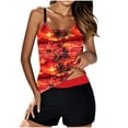 thumbnail image 1 of DecSea Tankini Swimsuits for Women Tummy Control Two Piece Bathing Suits Flowy Swim Tops with Boy Shorts, 1 of 8