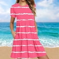 thumbnail image 1 of Wancir Women's Casual Summer T Shirt Dresses Short Sleeve Swing Dress with Pockets, 1 of 6